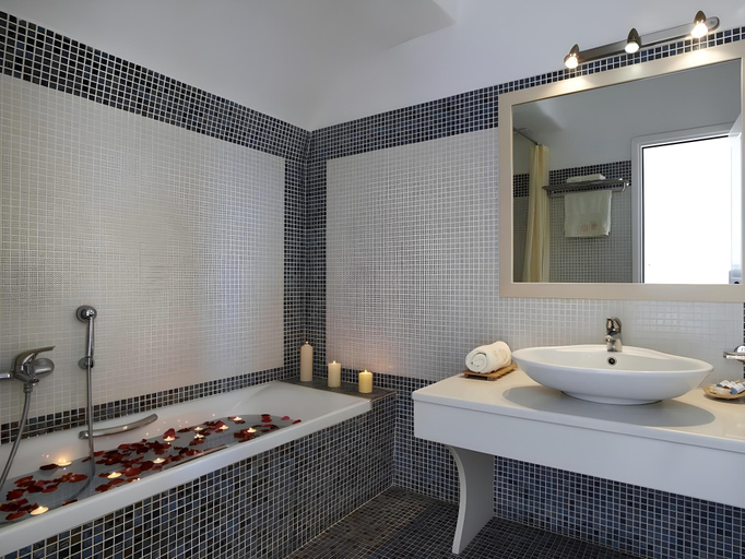 Bathroom 4, Damianos Mykonos Hotel, South Aegean