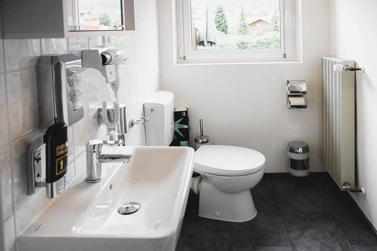 Bathroom 2, Pension Bayerwald mit Ferienwohnung, Regen