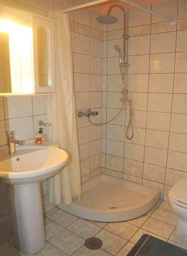 Bathroom, Holiday House Letta very quiet location Agios Gordios Beach, Ionian Islands