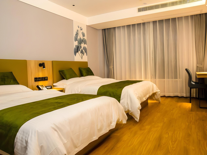 Bedroom 2, Green Tree Inn Express Fuyang Development Zone Oriental Pearl, Fuyang