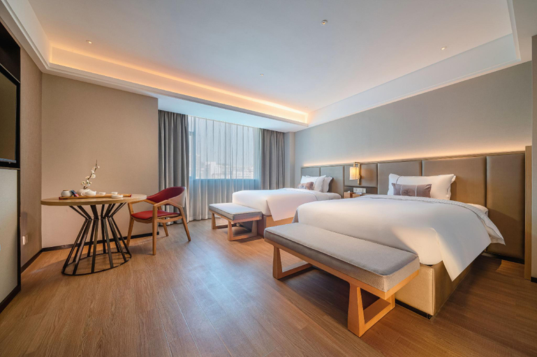 Bedroom 2, Echeng Hotel Hezhou Shizheng Square, Wuzhou