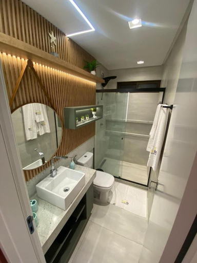 Bathroom 4, Porto Atlantis 80m da Praia Porto de Galinhas, Ipojuca