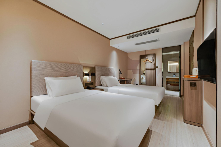 Bedroom 2, Hanting Hotel Ma'anshan He County Hezhou Nan Road, Chaohu