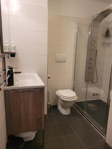 Bathroom, Cham'Heart, 4-star apartments in Chamonix centre with free private parking, Haute-Savoie