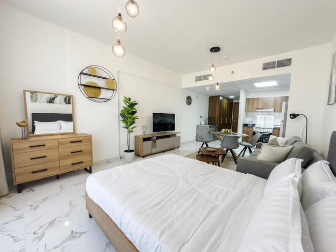 Bedroom 3, Marina Residences Al Hamra Studio Apartment, Ras Al Khaimah