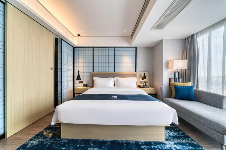Bedroom 2, Echarm Hotel Nanjing Lishui Suyu Life Plaza, Nanjing