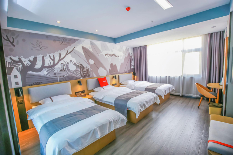 Bedroom 5, Thank Inn Hotel Guangxi Guigang Gangnan Municipal, Guigang