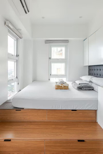 Bedroom 2, Balai ni Boss - Cozy Modern 1BR in Victoria Sports, Quezon City