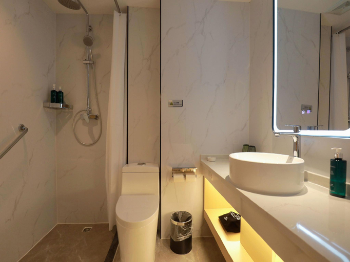 Bathroom 3, Jinjiang Inn Yangzhou Passenger East Terminal, Yangzhou