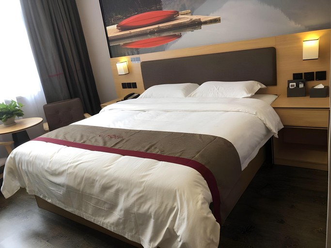 Bedroom 2, Thank Inn Plus Hotel Hunan Chenzhou Yongxing County Armed Forces Department, Chenzhou