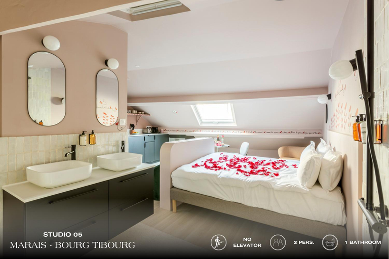 Bedroom 3, Beauquartier - Marais Bourg Tibourg, Paris