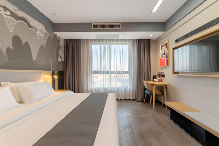 Bedroom 5, Thank Inn Plus Hotel Yancheng Dafeng City Renmin North Road, Yancheng