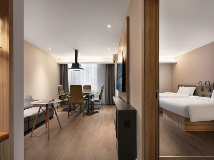 Bedroom 3, Hanting Hotel Yueyang Pipawang Highway lnterchange, Yueyang