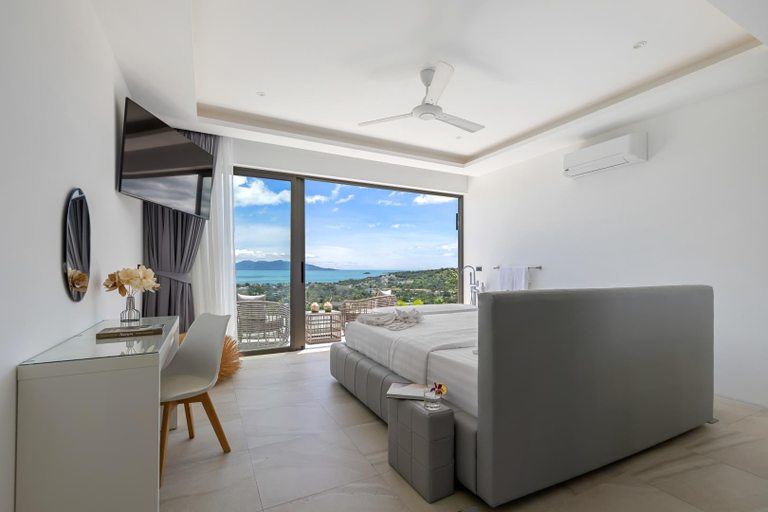 Bedroom 3, Luxury 5 Bedroom Modern Villa! (KBR17), Ko Samui