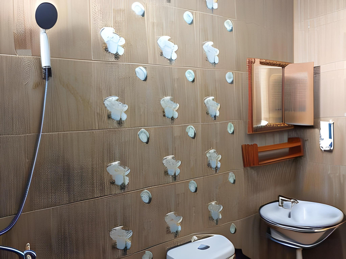 Bathroom 4, Siam Guesthouse, Muang Kanchanaburi