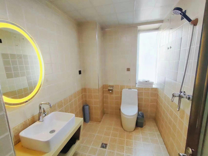 Bathroom 3, FERONIA Hotel Heilongjiang Mudanjiang Railway Station, Mudanjiang