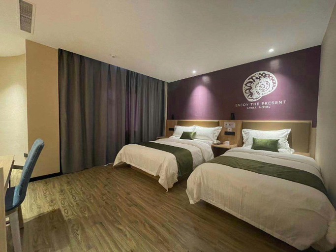 Bedroom 2, Shell Hotel Hebei Chengde Pingquan Bus Station, Chengde