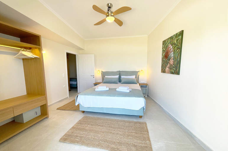 Bedroom 2, Beachfront 4-bed luxury suite - Agios Gordios, Corfu, Greece, Ionian Islands