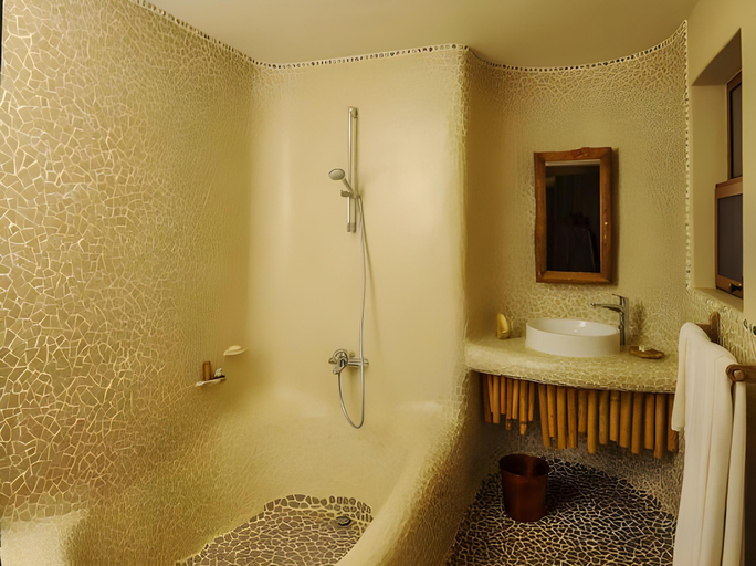 Bathroom 5, Barahi Jungle Lodge, Narayani