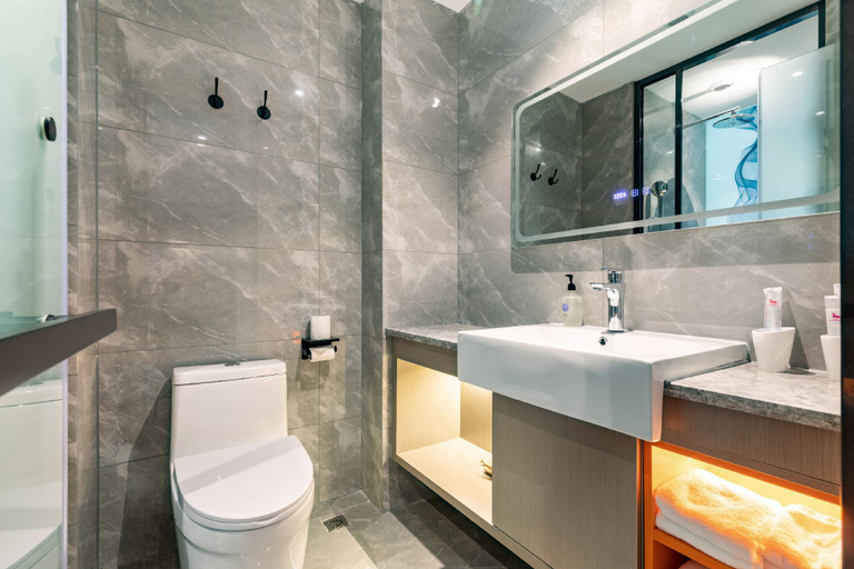 Bathroom 4, Hanting Premium Hotel Quanzhou Wanda, Quanzhou