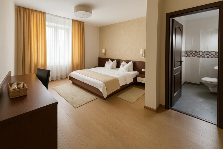 Bedroom, Pensiunea Konfort, Sanmartin