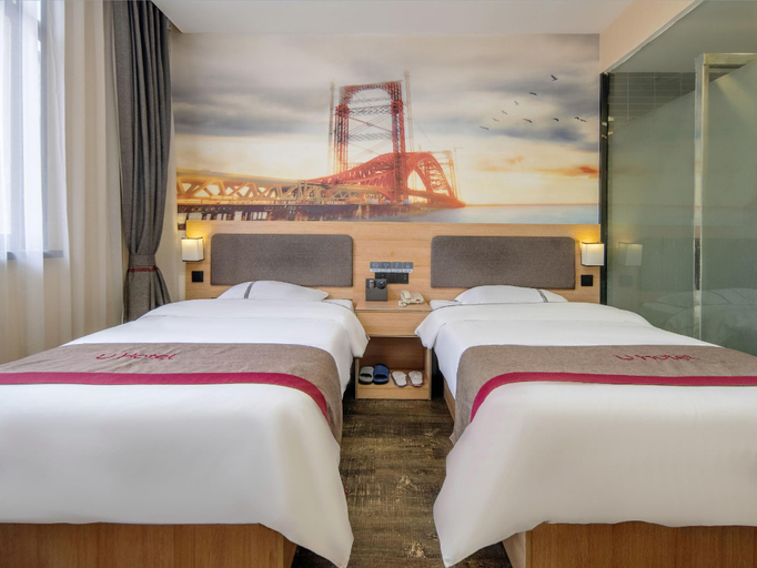 Bedroom 2, Thank Inn Hotel Hebei Baoding Wangdu County Bus Station, Baoding
