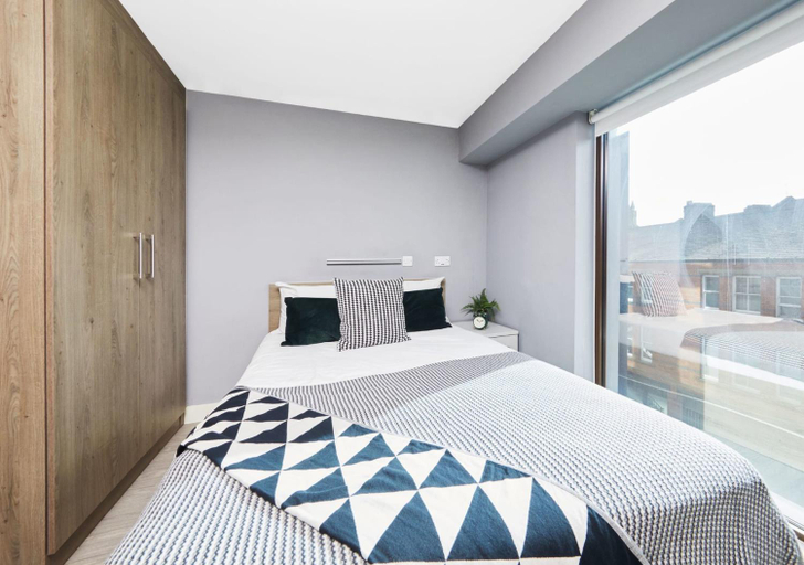 Bedroom 2, For Students Only - Nova in Central Nottingham, Nottingham