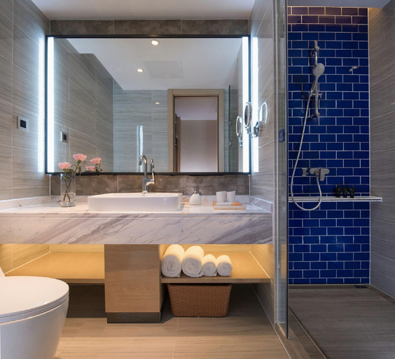 Bathroom, Kyriad Marvelous Hotel Heyuan Wanlongcheng, Heyuan