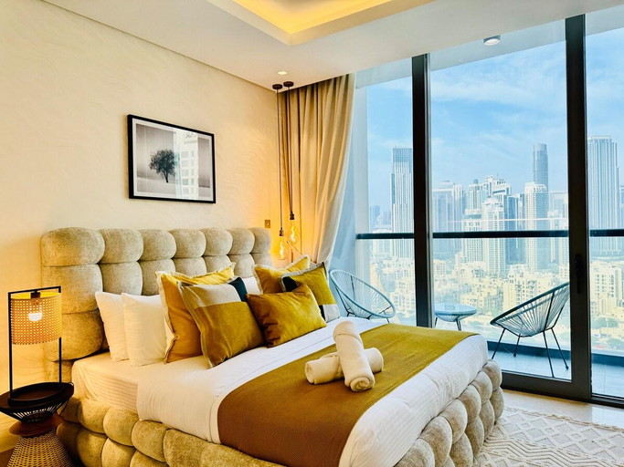 Bedroom 3, Chic Studio, Burj Views, Sterling by Omniyat, Dubai