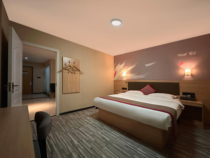 Bedroom 2, Thank Inn Hotel Guangxi Liuzhou Wal-Mart Jinfudi, Liuzhou