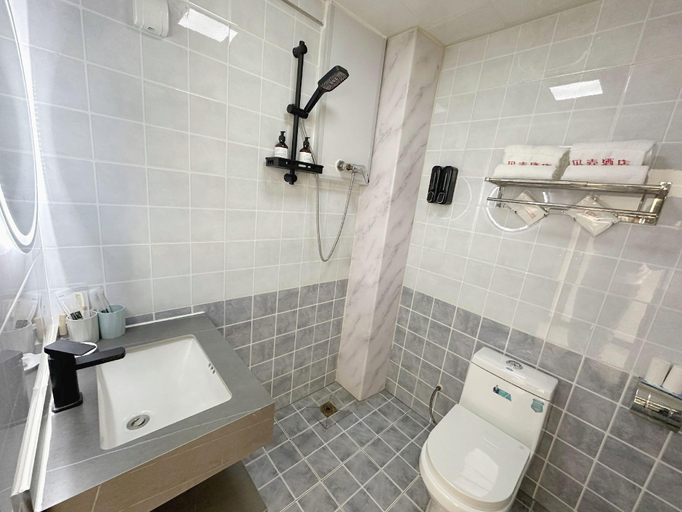 Bathroom 3, Shell Langfang Bazhou Museum Yingbin Dongdao Hotel, Langfang