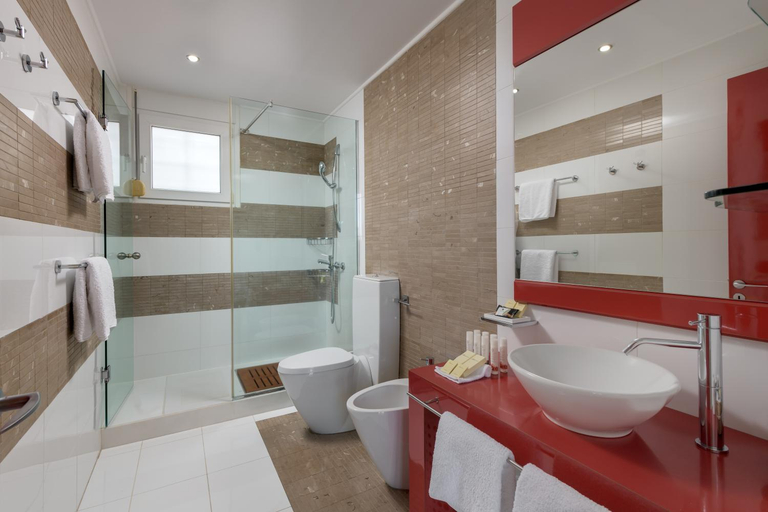 Bathroom 4, Grande Dame Villa of Rhodes, South Aegean