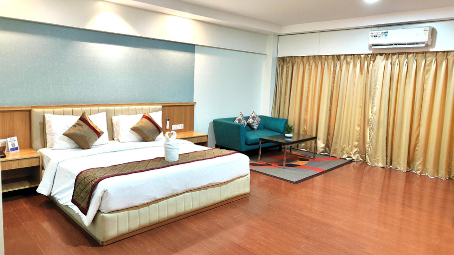 Bedroom 3, The Altruist Wagholi Hotel, Pune