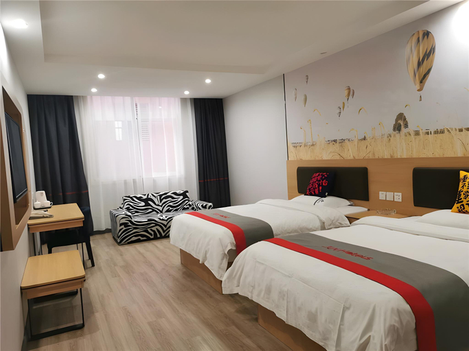 Bedroom 3, Jun Hotel Hubei Tianmen Jingling Xi Street, Tianmen