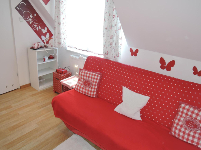 Bedroom 2, Holiday Home in Dziwnowek near Beach  Lagoon, Kamień