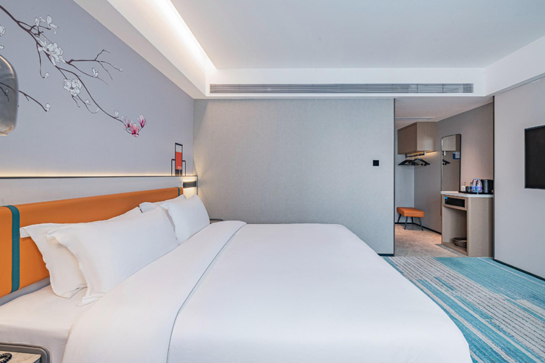 Bedroom 2, Rezen Jiado Hotel Huizhou Zhongkai Chenjiang Avenue, Huizhou
