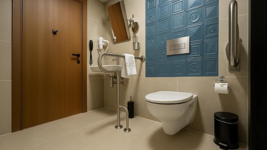 Bathroom 4, Turistik Palas Otel, Merkez