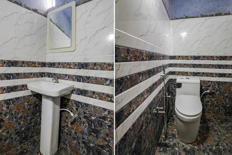 Bathroom 3, FabHotel Shree Ram Aadhar - 800m From Ram Mandir, Faizabad