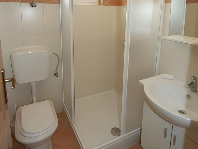 Bathroom 2, Beach Front Apartment In Novalja, Novalja