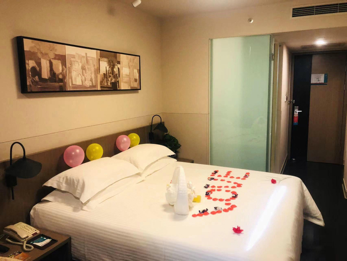 Bedroom 2, Jinjiang Inn Select Dunhuang Miao Street, Jiuquan
