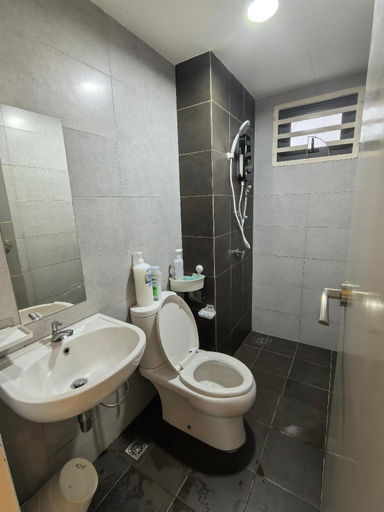 Bathroom, Sweet Home Moowin Cottage Meritus, Central Seberang Perai