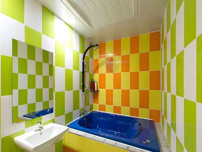Bathroom 2, Tower Palace Tourist Hotel, Gunsan