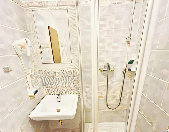 Bathroom 4, Relax Inn, Praha 8