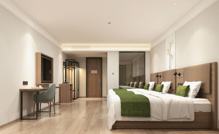 Bedroom 2, GreenTree Inn Express Shanxi Jincheng Exit of Zezhou Nan Road Highway, Jincheng