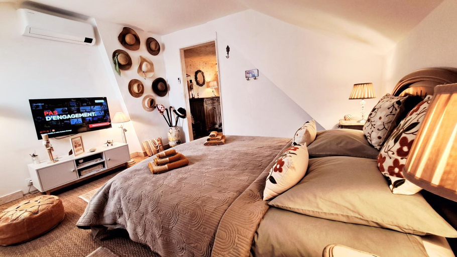Bedroom 2, COSY CHAMBRE-SUITE climatisee, Cher