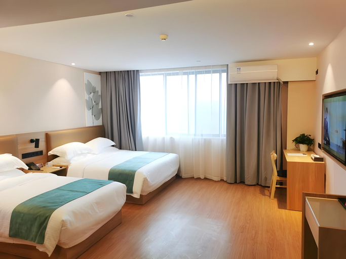 Bedroom 2, GreenTree Inn Express Hangzhou Xixi Wetland, Hangzhou