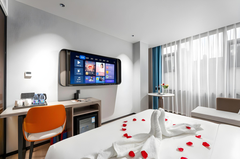 Bedroom 2, PINHOTEL - Beijing Road Pedestrian Street Park Front Subway Station, Guangzhou