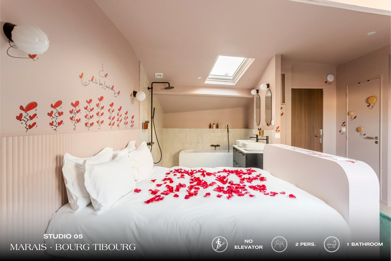 Bedroom 4, Beauquartier - Marais Bourg Tibourg, Paris