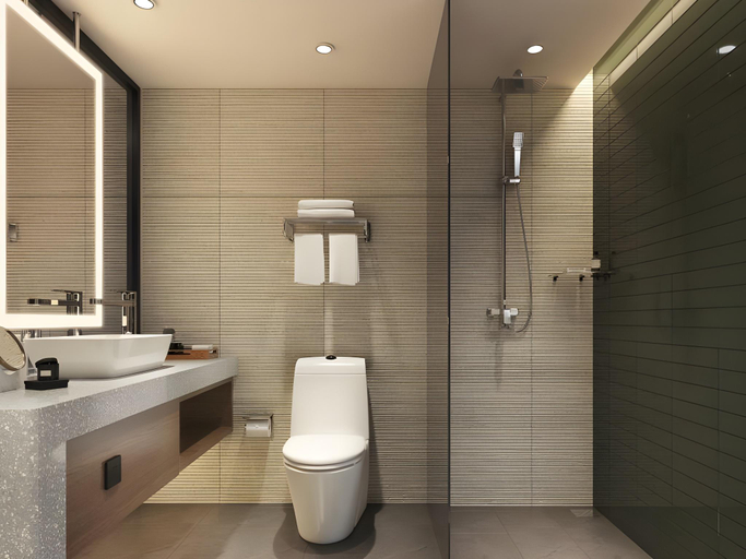 Bathroom, Green Tree Inn Shijiazhuang Pingshan County, Shijiazhuang