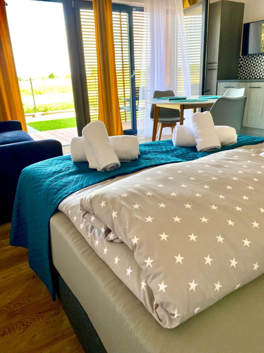 Bedroom, Apartamenty Czerwone Korale, Koszalin